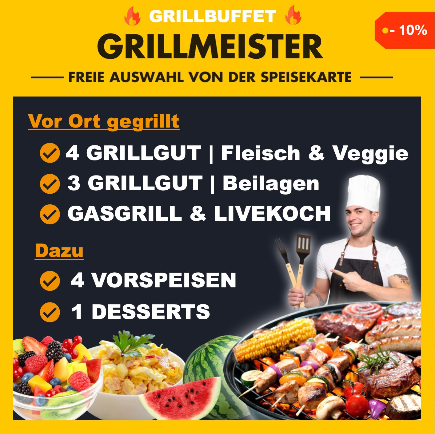 Grillbuffet "Grillmeister"